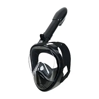 Маска для снорклинга JE-FM-01-BLACK (силикон)